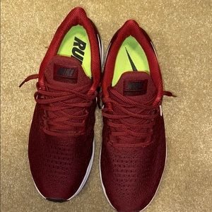 Maroon Nike Zoom Sneakers